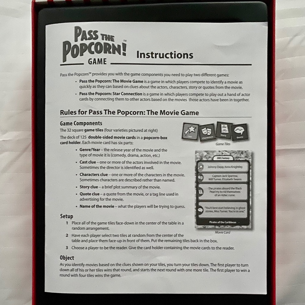 NIB Pass the popcorn game - Picture 4 of 4